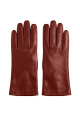 Zaya Women's Leather Gloves with Cashmere Lining - Tan