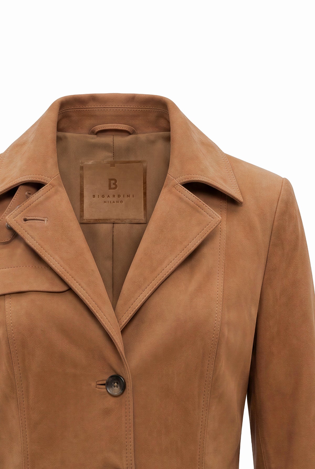 Altea Cappotto da Donna in Suede - Caramello