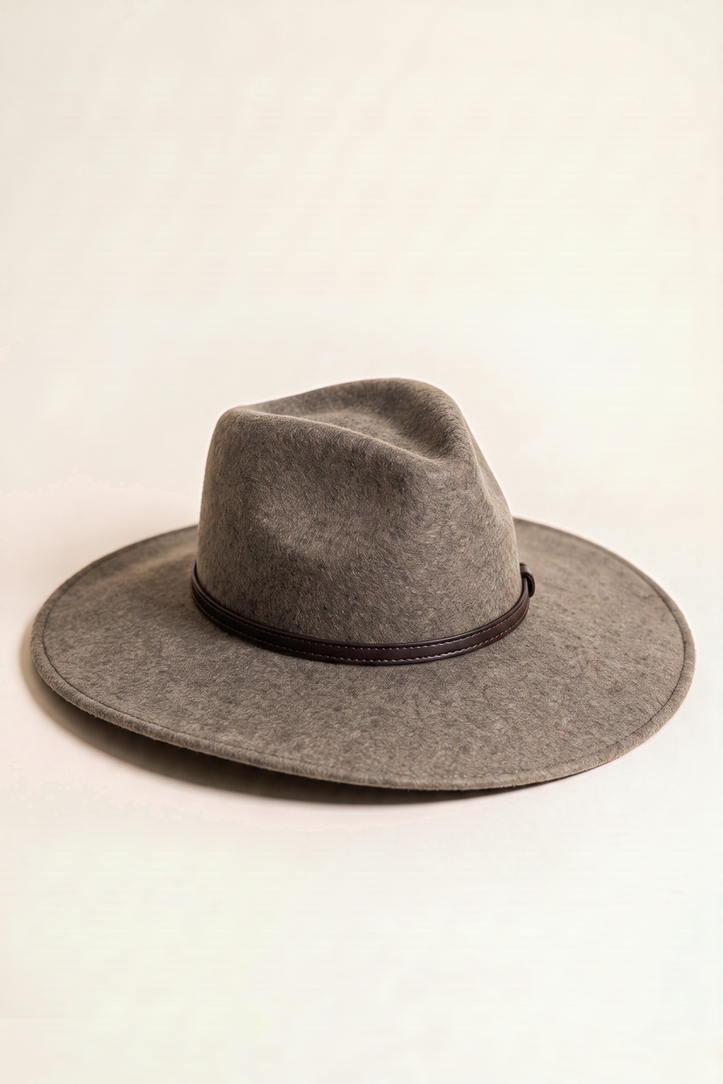 Becca Cappello da Donna in Lana – Grigio Mélange