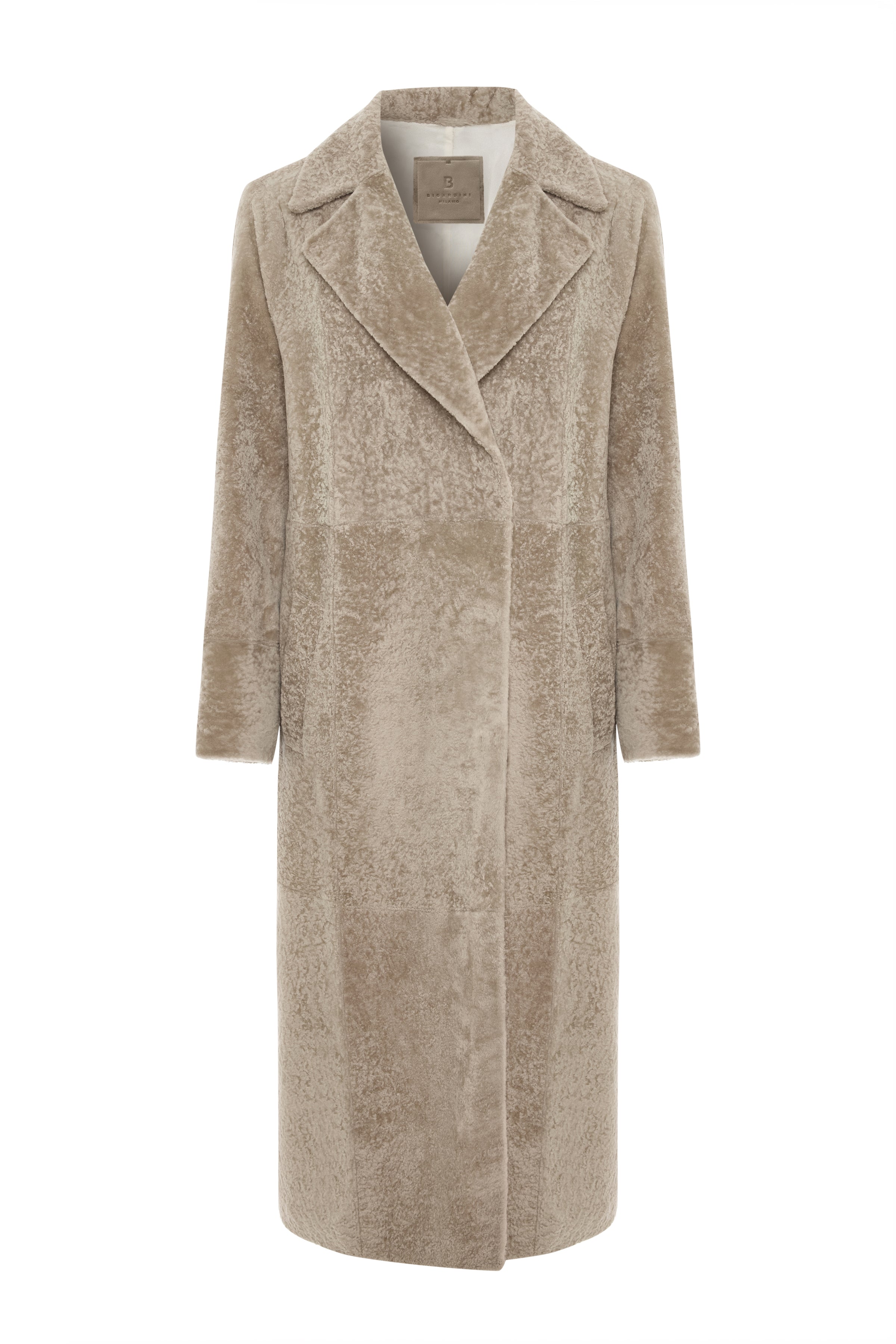 <tc>Estelle Shearlingmantel – Taupe Beige</tc>