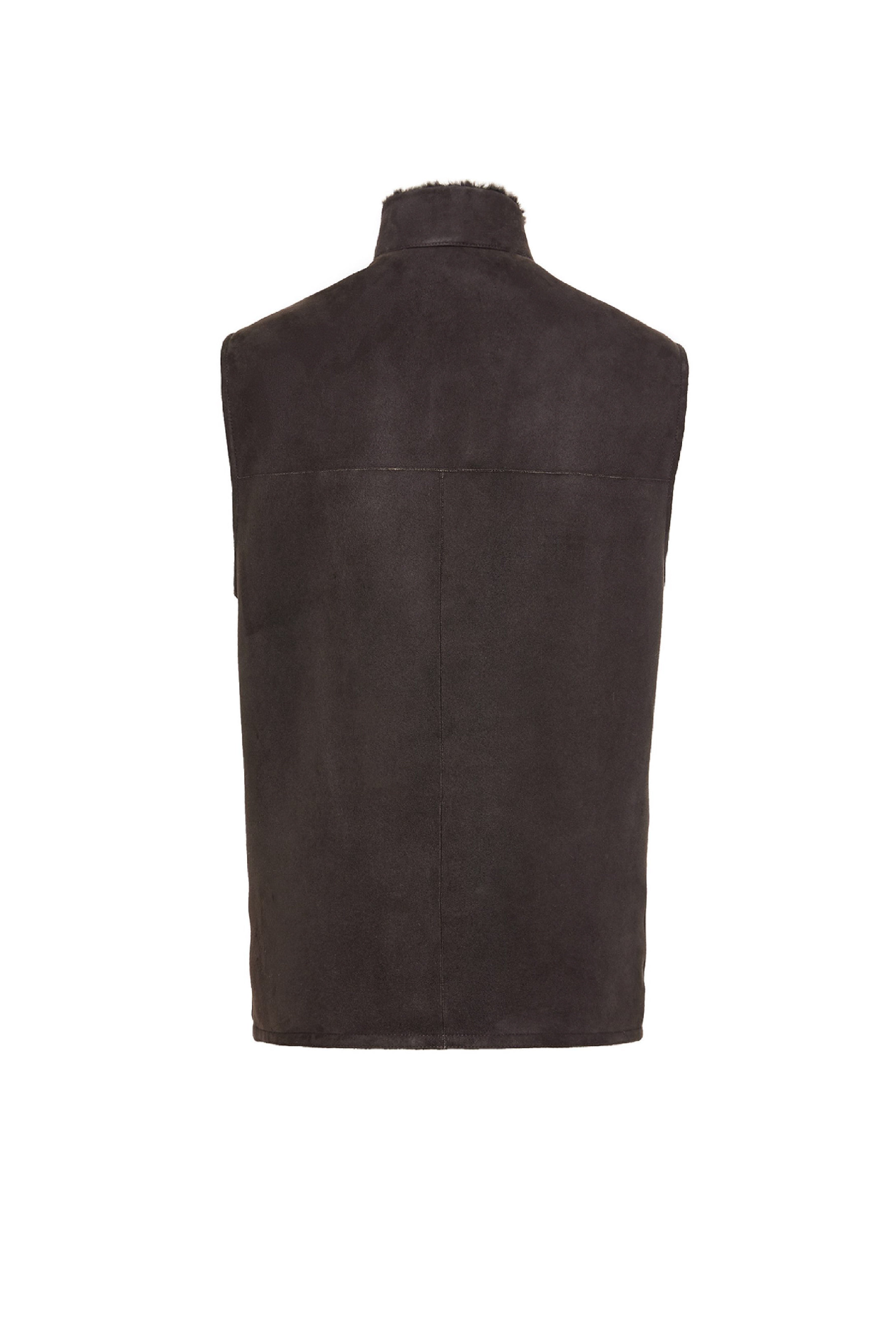 <tc>Sam Gilet pour Homme en Shearling - Marron</tc>
