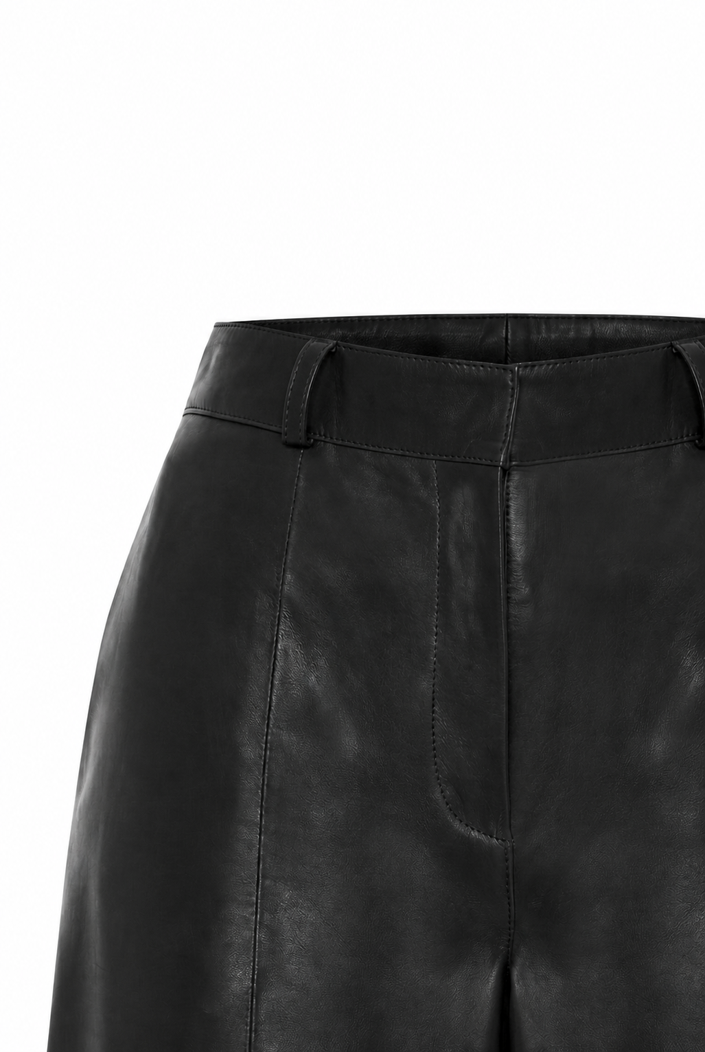 <tc>Alina Pantalon Ballon en Cuir - Noir</tc>