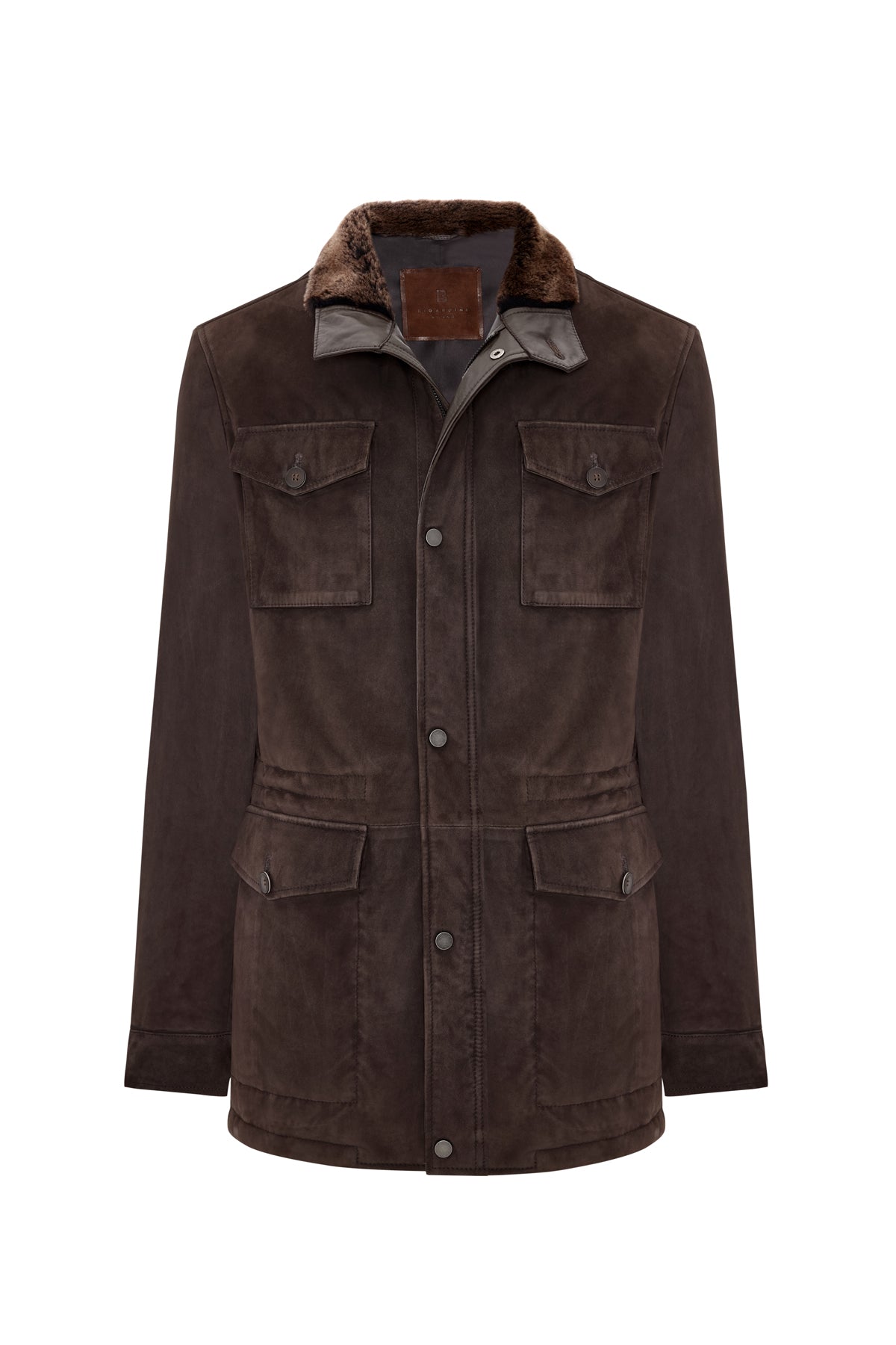 Ranger Men’s Safari Suede Jacket - Coffee