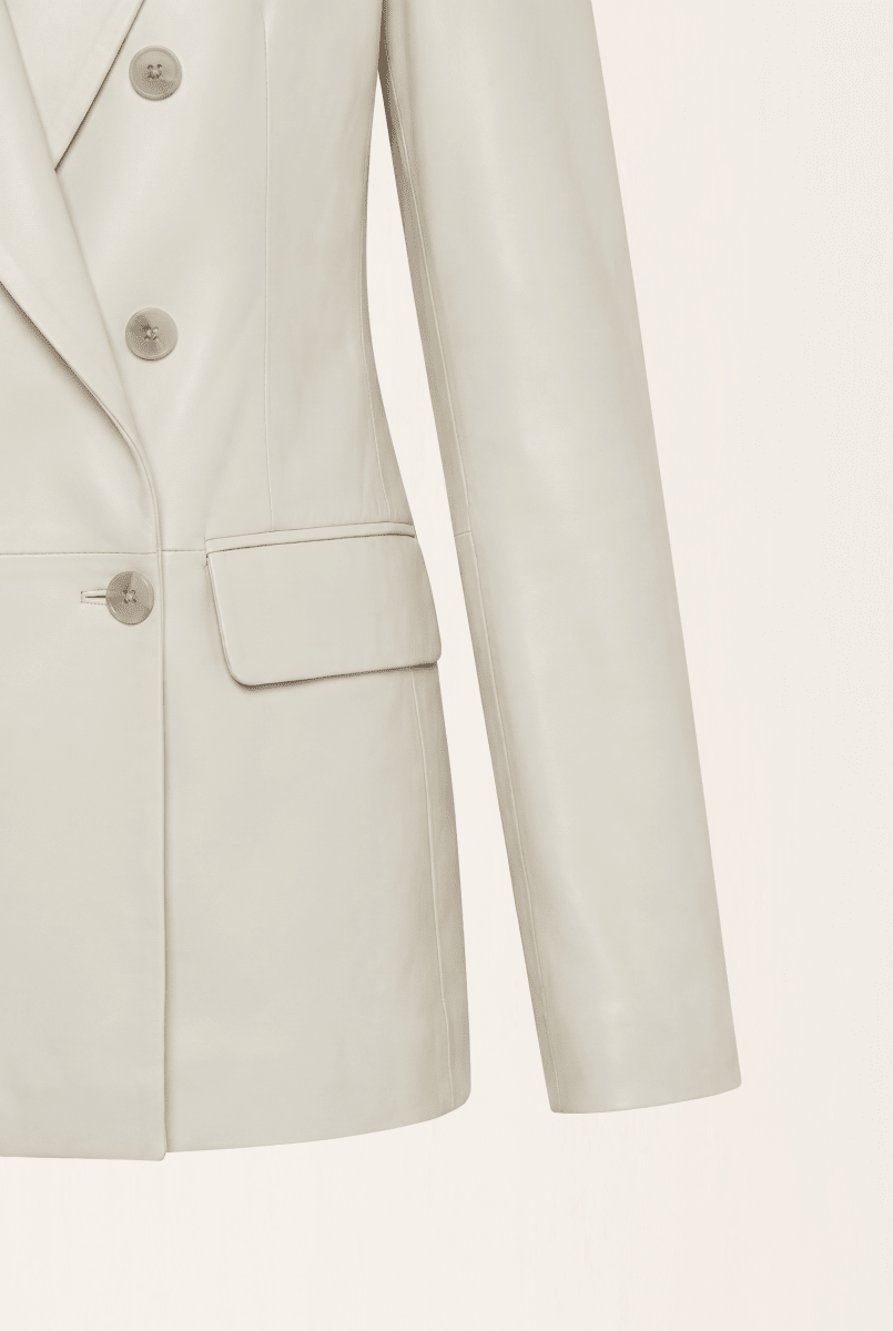 Aless Women’s Oversize Blazer Jacket - Beige - Bigardini