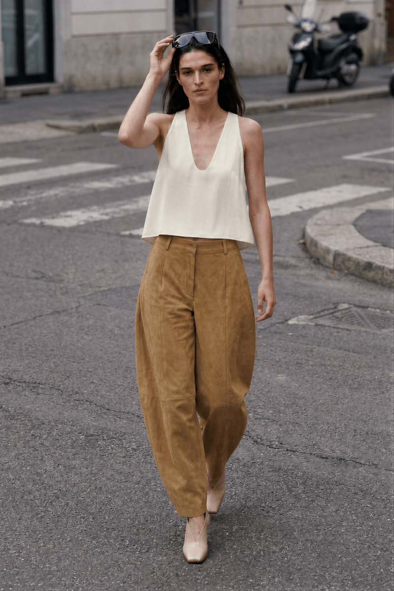 Alina Women’s Balloon Pants - Snuff - Bigardini