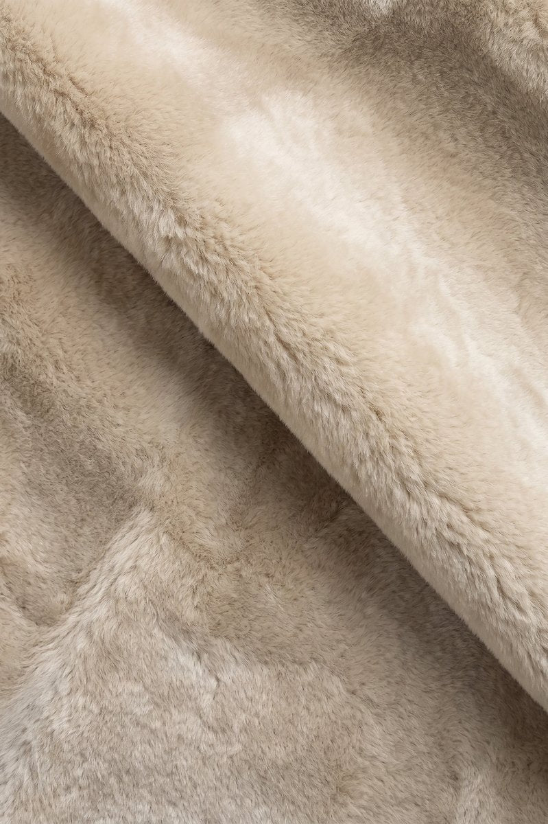 Amira Women’s Reversible Shearling Sheepskin Coat - Cream - Bigardini