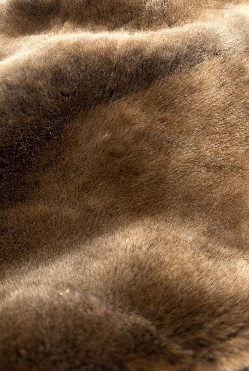 Angelica Women’s Shearling Hat - Honey Beige - Bigardini