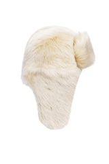 Angelica Women’s Shearling Hat - Snow White - Bigardini