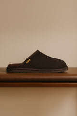 Corin Men’s Shearling Slippers - Brown - Bigardini