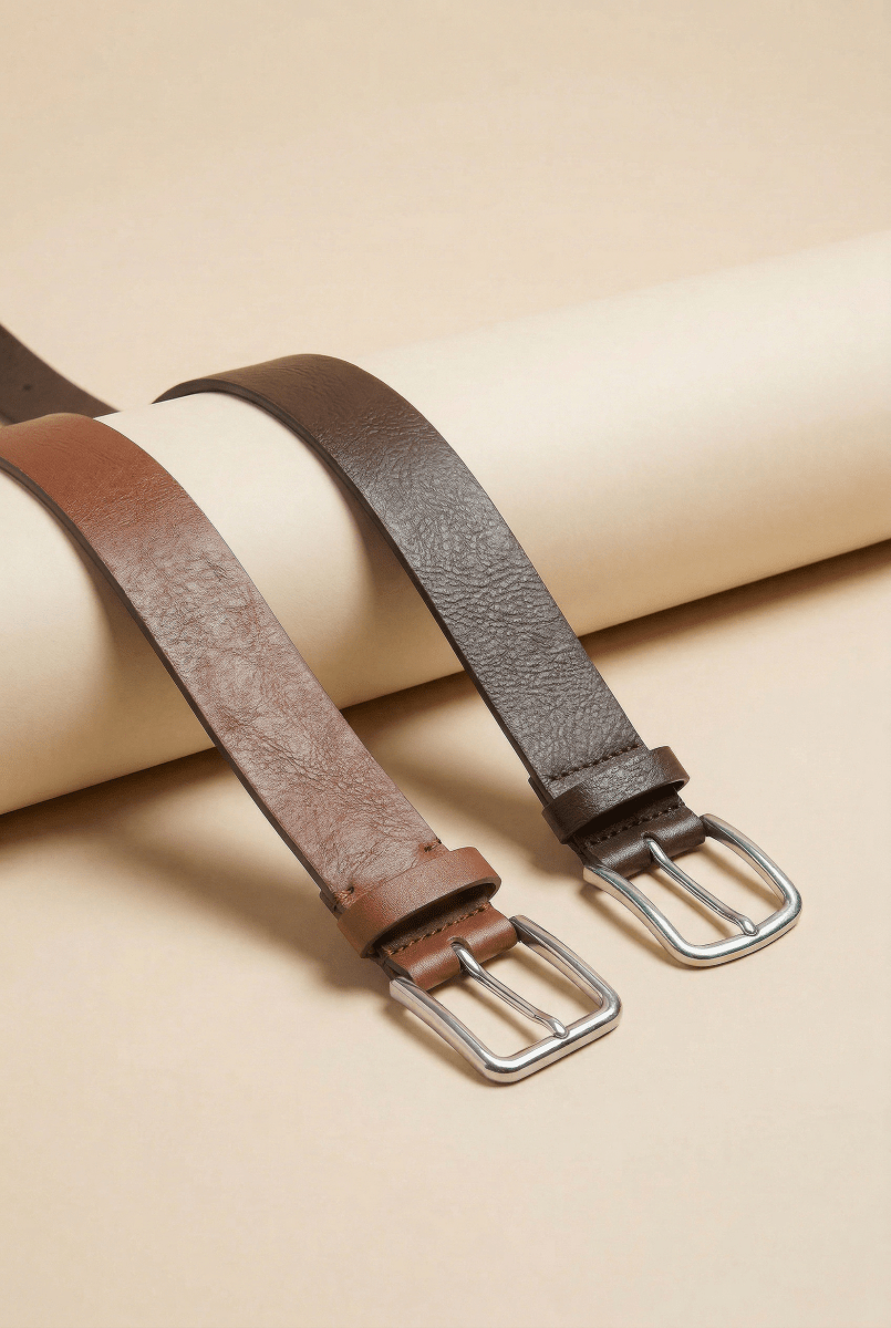 Cross Unisex Leather Belt - Brown - Bigardini
