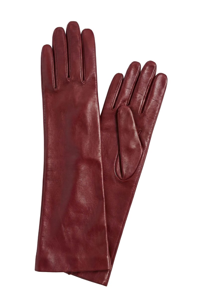 Ivy Women's Extra Long Leather Gloves - Marlboro - Bigardini