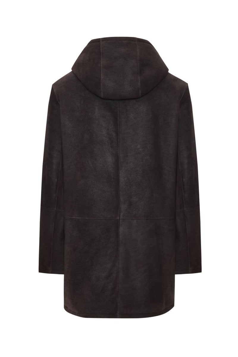 Jack Men’s Toscana Shearling Coat - Brown - Bigardini