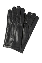 Jay Men's Handsewn Classic Gloves with Cashmere Lining - Black - Bigardini