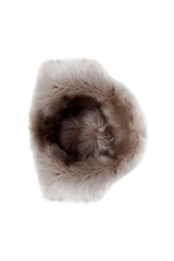 Jolanda Unisex Shearling Hat - Taupe - Bigardini