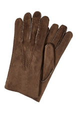 Noe Men's Shearling Gloves - Maroon - Bigardini