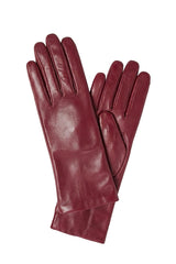 Solene Women's Long Leather Gloves - Marlboro - Bigardini