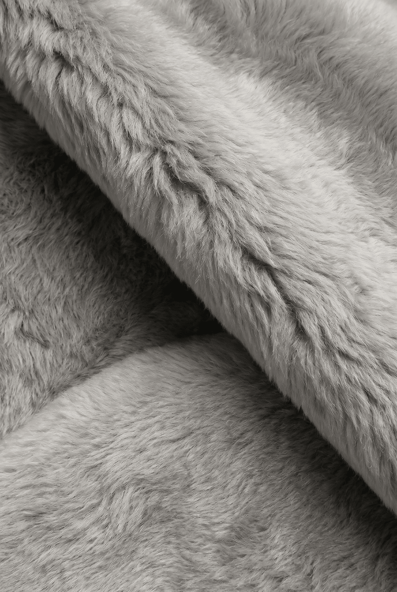 Tofana Women’s Reversible Shearling Sheepskin Coat - Rhino Gray - Bigardini