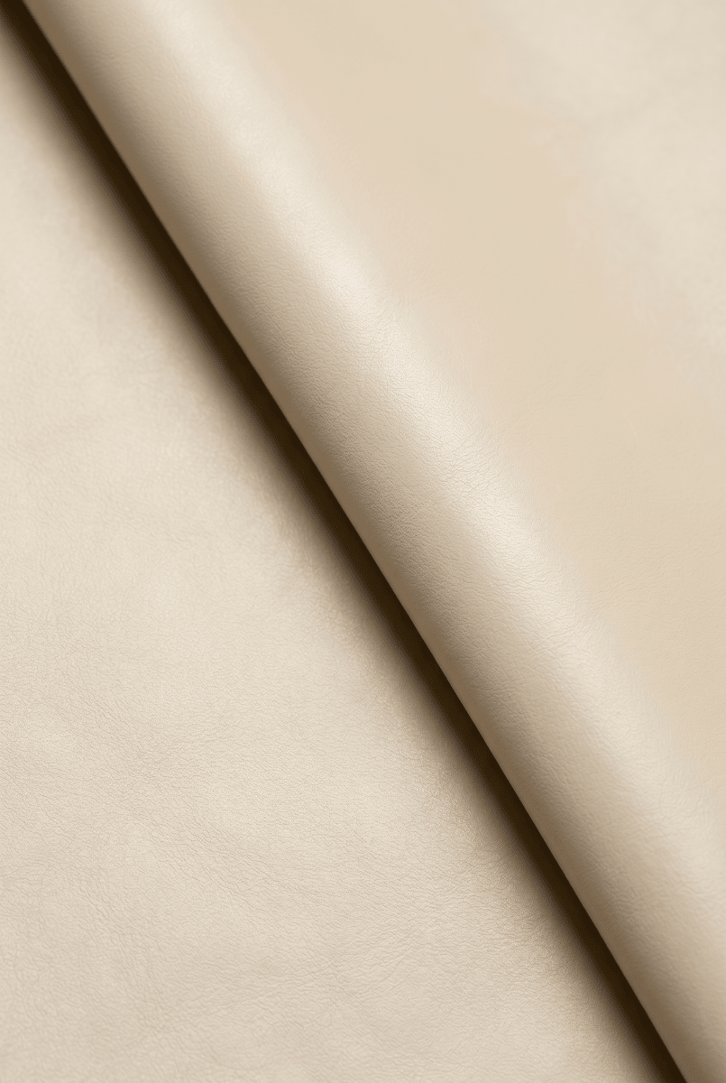 Vera Women’s Leather Midi Skirt - Beige - Bigardini