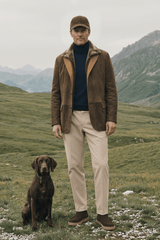 Zen Unisex Suede Baseball Cap - Brown - Bigardini