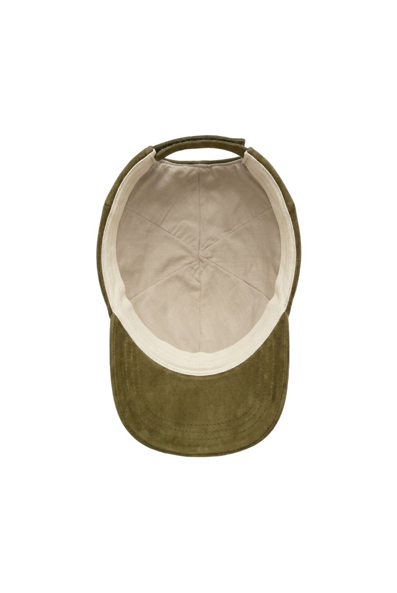 Zen Unisex Suede Baseball Cap - Khaki - Bigardini