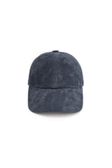 Zen Unisex Suede Baseball Cap - Navy Blue - Bigardini