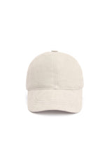 Zen Unisex Suede Baseball Cap - White Sand - Bigardini