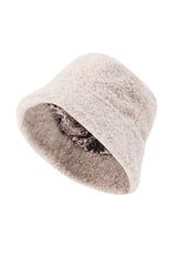 London Womens Shearling Bucket Hat - Bigardini Leather