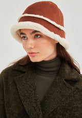 Sandy Womens Shearling Bucket Winter - Bigardini Leather
