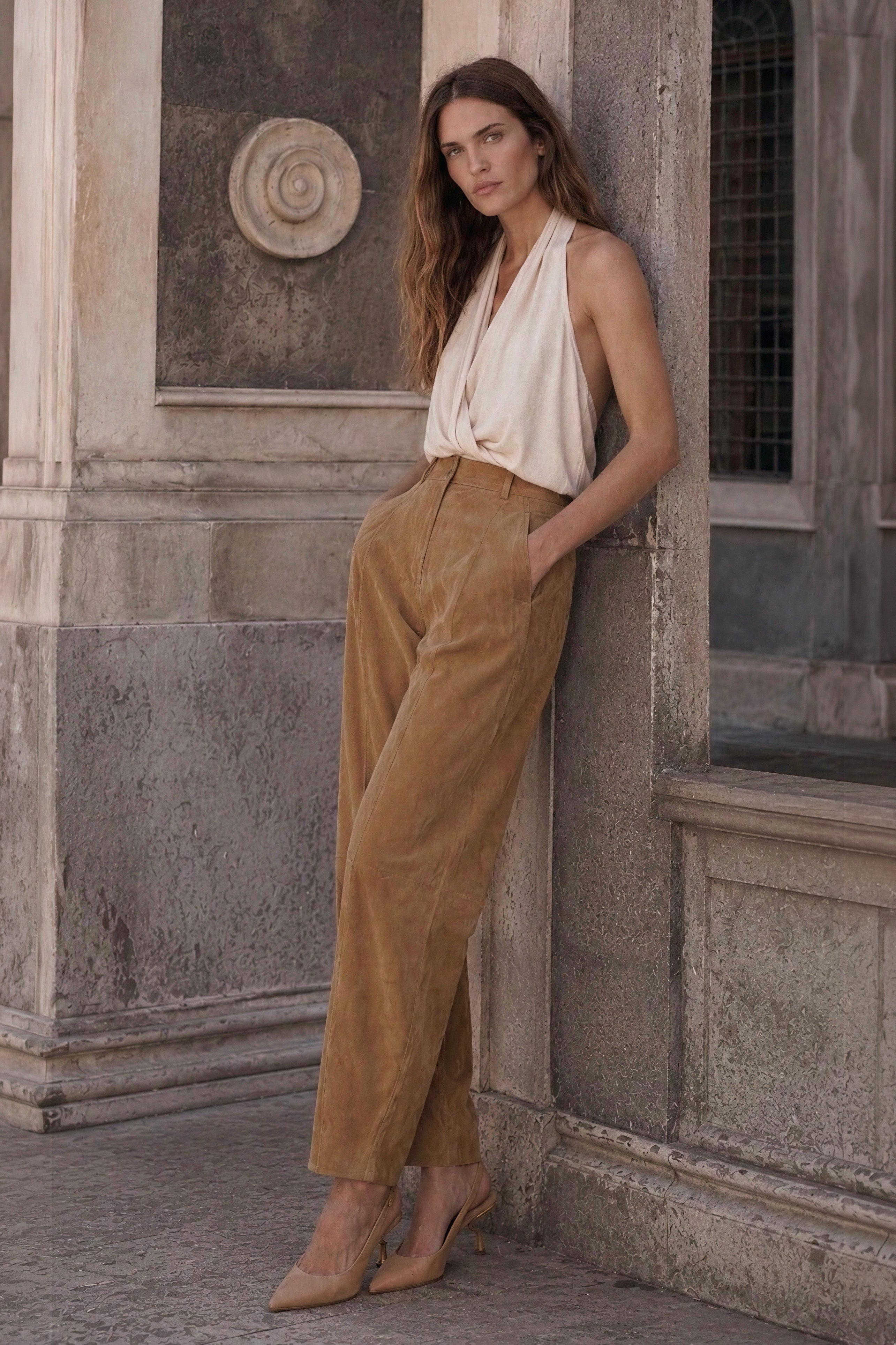 Alina Women’s Balloon Pants - Snuff