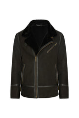 Jordan Shearling Sheepskin Bomber Jacket