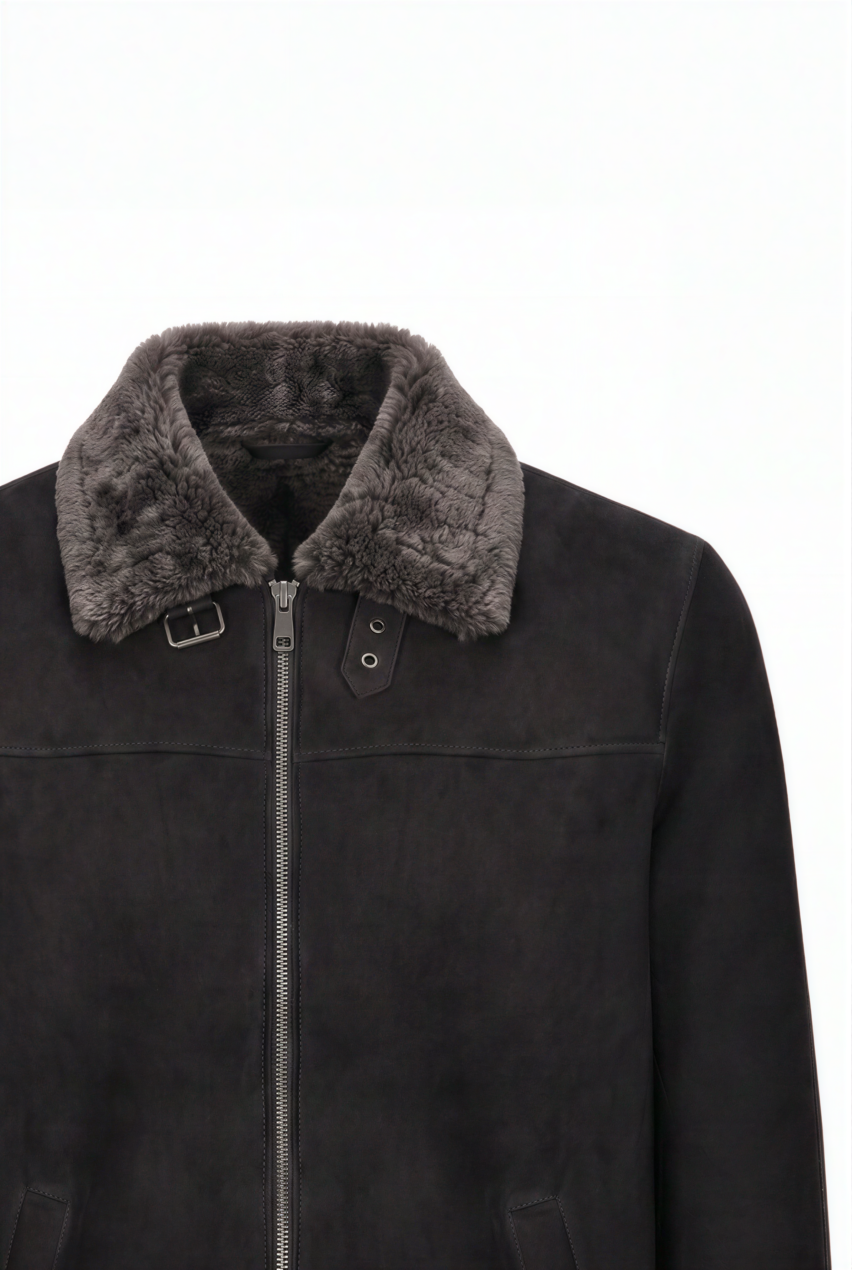 Matt Men's Shearling Sheepskin Jacket - Black