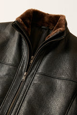 Beck Men’s Leather Coat - Black