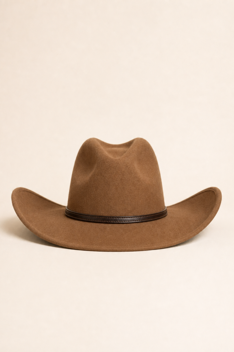 Aspen Women's Wool Cowboy Hat - Camel