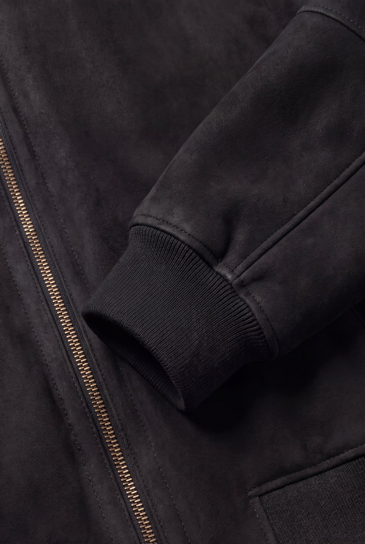 Carlo Toscana Shearling-Jacke mit Kapuze – Black Montana