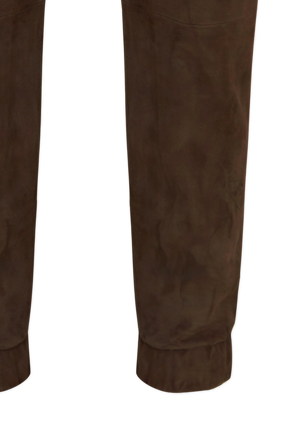 Florian Suede Leather Cargo Pants - Brown