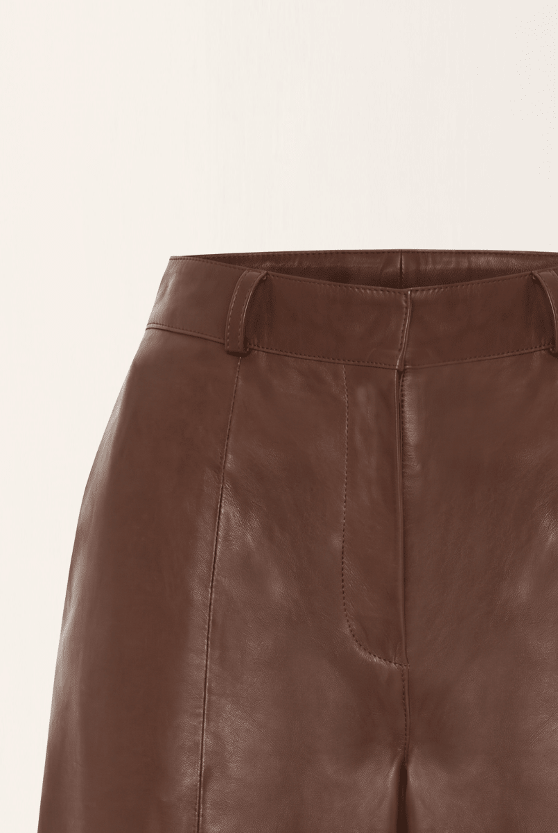 Alina Women’s Balloon Pants - Cognac - Bigardini