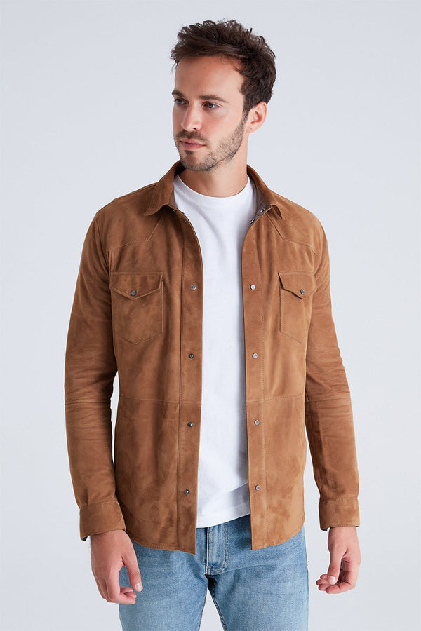 Andy Men's Suede Shirt - Bigardini