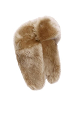 Angelica Women’s Shearling Hat - Honey Beige - Bigardini