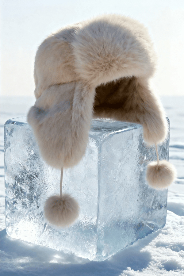 Angelica Women’s Shearling Hat - Honey Beige - Bigardini