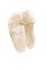 Angelica Women’s Shearling Hat - Snow White - Bigardini