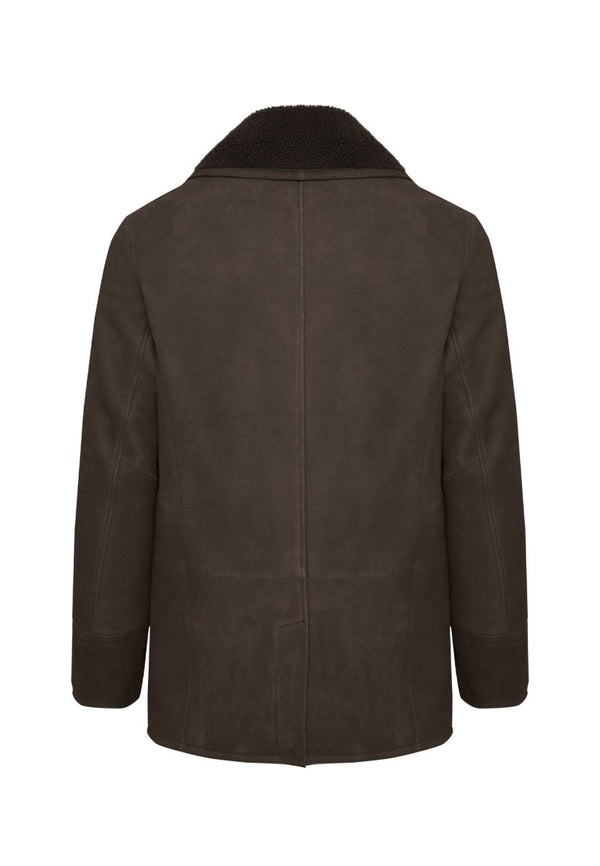 Anthony Shearling Double Breasted Coat - Bigardini