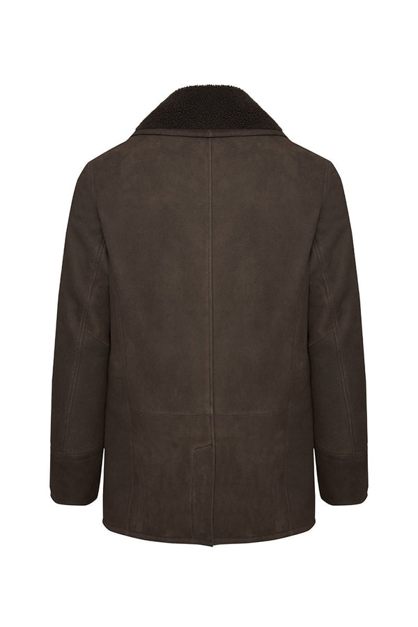 Anthony Shearling Double Breasted Coat - Bigardini