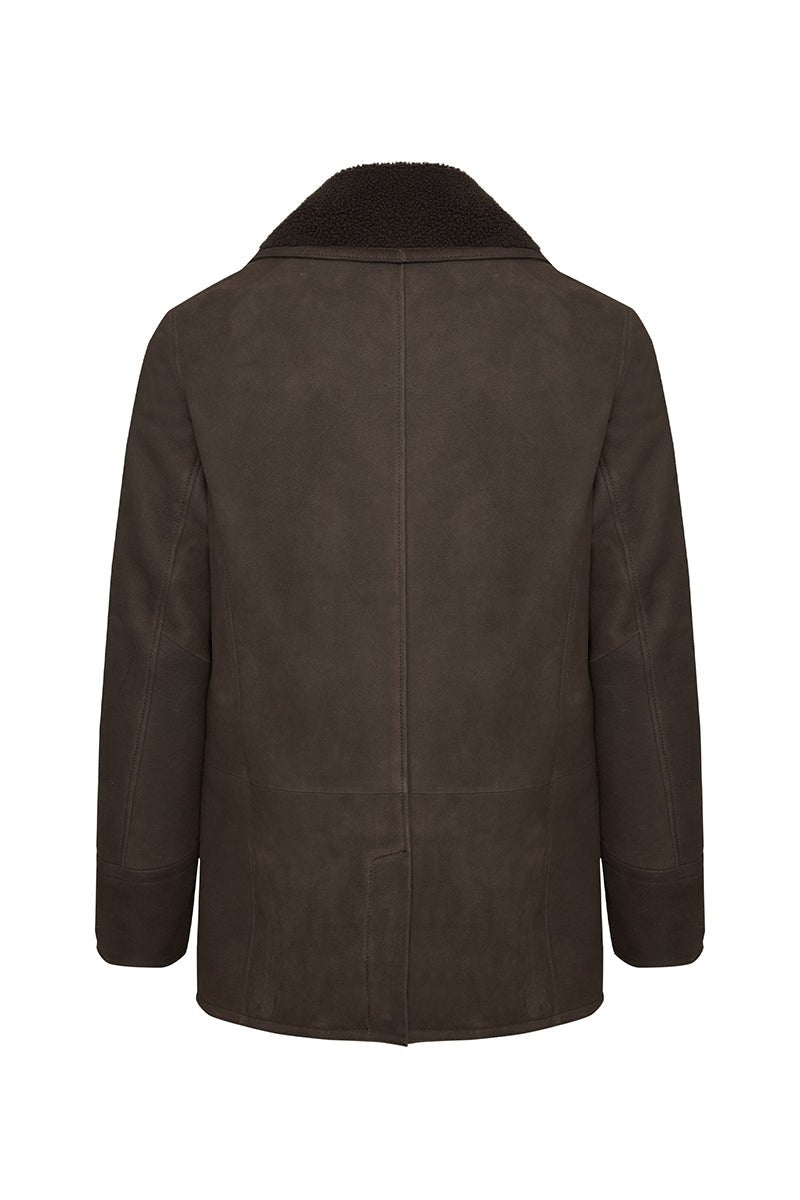 Anthony Shearling Double Breasted Coat - Bigardini