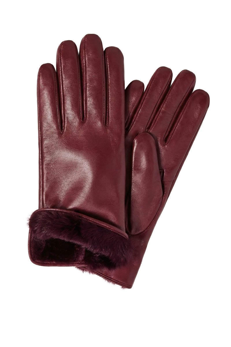 Aya Women's Classic Leather Gloves - Marlboro - Bigardini