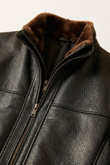 Beck Men’s Leather Coat - Black - Bigardini