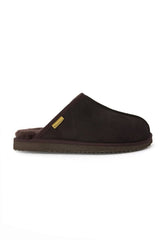 Corin Men’s Shearling Slippers - Brown - Bigardini