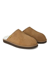 Corin Men’s Shearling Slippers - Camel - Bigardini