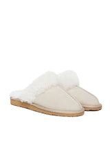 Cosy Women’s Shearling Slippers - Beige - Bigardini