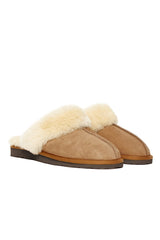 Cosy Women’s Shearling Slippers - Camel - Bigardini