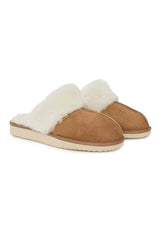 Cosy Women’s Shearling Slippers - Camel - Bigardini